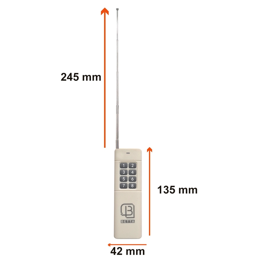 ریموت برد بلند 8 دکمه برند بتا