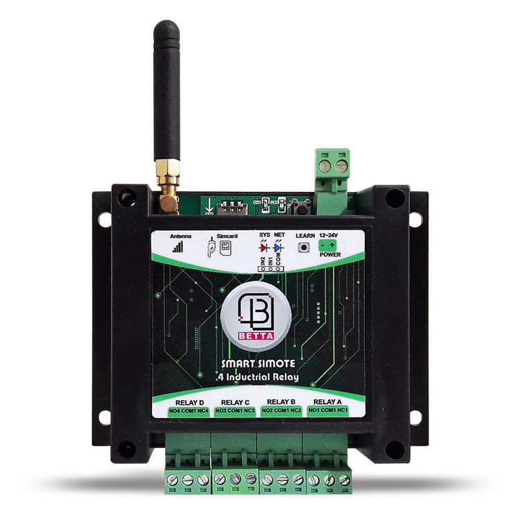 رسیور سیموت 4 رله صنعتی سیم کارتی برند بتا